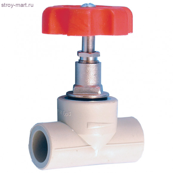 Клапан PP-R запорн серый Дн 32 Firat - 4606034033715 Клапан PP-R запорн серый Дн 32 Firat - 4606034033715