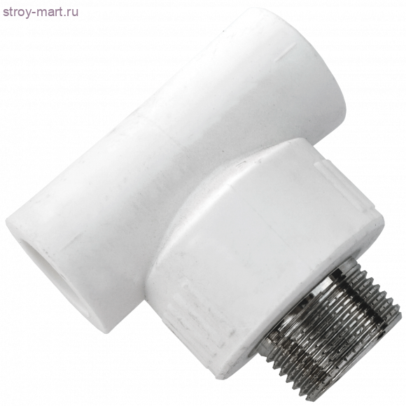 Тройник PP-R комбинированн белый Дн 25x1/2 НР РосТурПласт 10755 - 4640014211069 Тройник PP-R комбинированн белый Дн 25x1/2 НР РосТурПласт 10755 - 4640014211069