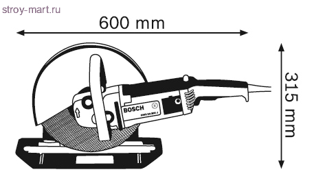 Отрезная машина Bosch GWS 24-300 J + SDS Professional - 601364800