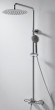 Душевая колонна с термостатическим смесителем для ванны и верхним душем - F639114C-A