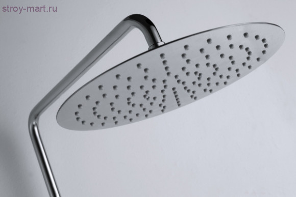 Душевая колонна с термостатическим смесителем для ванны и верхним душем - F639114C-A