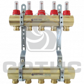Коллекторные группы латунные с расходомерами серии СОТИС КГ04-50-2500 - КГ04-50-2511-20НР Коллекторные группы латунные с расходомерами серии СОТИС КГ04-50-2500 - КГ04-50-2511-20НР