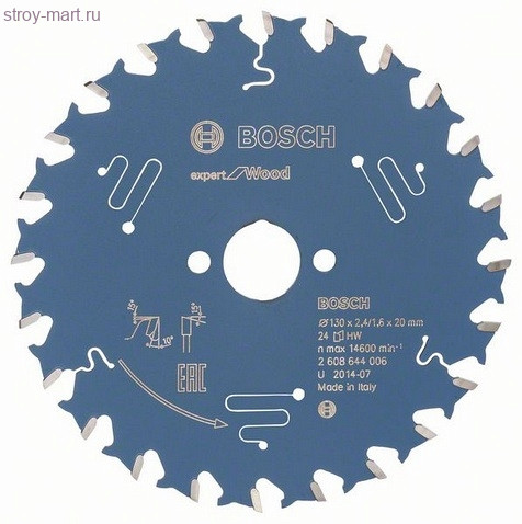 Цирк диск Expert for Wood 130x20x2.4/1.6x24T - 2608644006 Цирк диск Expert for Wood 130x20x2.4/1.6x24T - 2608644006