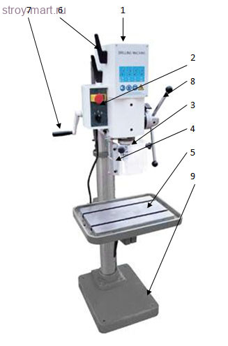 Сверлильный станок VISPROM B-1825G/400 - 39000100 Сверлильный станок VISPROM B-1825G/400 - 39000100