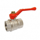 Кран шаровой латунь Стандарт 220 аналог 11б27п1 никель Ду 25 ВР/ВР рычаг ГАЛЛОП 103155