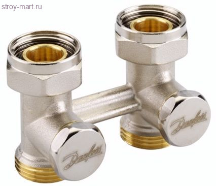 Узел подключения радиатора RLV-KD для двухтруб систем Ду15-20 прям Danfoss 003L0240