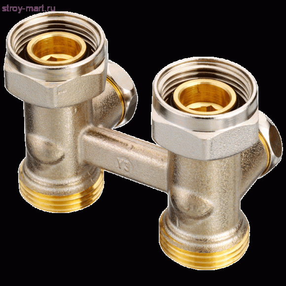 Узел подключения радиатора RLV-KD для двухтруб систем Ду15-20 прям Danfoss 003L0240