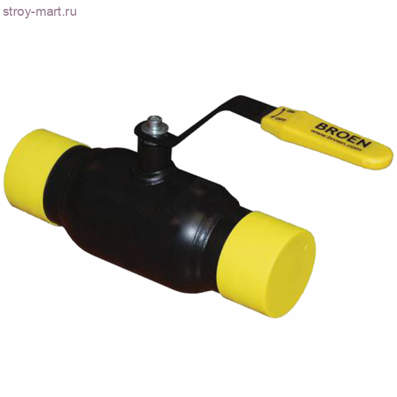 Кран шаровой сталь КШТ 11с10фт 60.002 Ду 32 Ру16 под приварку BROEN КШТ 11с10фт 60.002.032