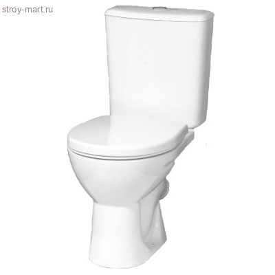 Унитаз-компакт Орион белый нижний подвод козырьковый косой выпуск в комплекте Santeri - 4606034157091 Унитаз-компакт Орион белый нижний подвод козырьковый косой выпуск в комплекте Santeri - 4606034157091