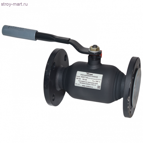 Кран шаровой сталь 11с67п Ду 150 Ру16 фл полный проход Titan - 007-5920 Кран шаровой сталь 11с67п Ду 150 Ру16 фл полный проход Titan - 007-5920