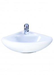 Умывальник Радиан белый угл 1 отверстие 1 величины б/комплекта Santeri - 4606034158425 Умывальник Радиан белый угл 1 отверстие 1 величины б/комплекта Santeri - 4606034158425