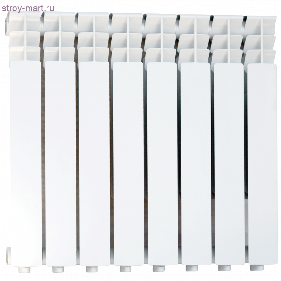 Радиатор алюминий Delta Plus 500 8 секций Q=180 Вт Ogint - 4606034159231