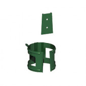 МП, Держатель трубы D 100 (на кирпич) RAL 6005 - С-000072844 МП, Держатель трубы D 100 (на кирпич) RAL 6005 - С-000072844