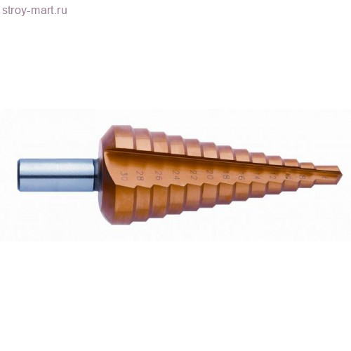 Ступенчатые сверла HSS TIN 05354 - GQ-05354 Ступенчатые сверла HSS TIN 05354 - GQ-05354