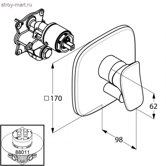 KLUDI AMBIENTA 536500575 KLUDI AMBIENTA 536500575