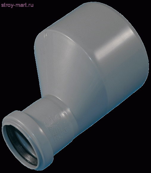 Переход PP-H серый Дн 160х125 б/нап в комплекте Ostendorf 117700 Переход PP-H серый Дн 160х125 б/нап в комплекте Ostendorf 117700