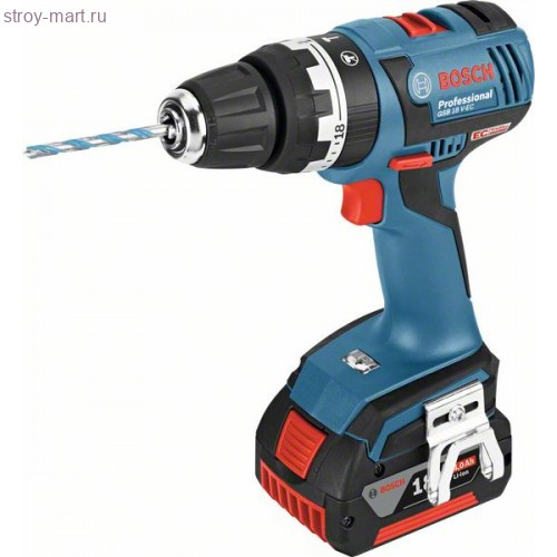 Аккумуляторная ударная дрель - шуруповерт GSB 18 V-EC - 06019D7101 Аккумуляторная ударная дрель - шуруповерт GSB 18 V-EC - 06019D7101