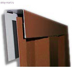 AS G-планка 2000 мм ПЭ-RAL 8017 коричневый - С-000098479