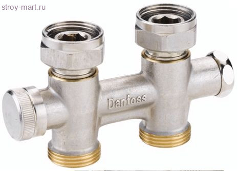 Узел подключения радиатора RLV-KS для двухтруб систем Ду15-20 прям Danfoss 003L0220