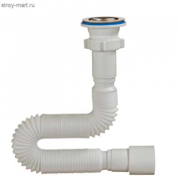 Сифон для умывальника/мойки 1 1/2х40/50 с гофрой Орио А3013 -4607130488188 Сифон для умывальника/мойки 1 1/2х40/50 с гофрой Орио А3013 -4607130488188