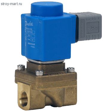 Клапан эл/магн латунь EV250B Ду 22 ВР/ВР НЗ Danfoss 032U162431 Клапан эл/магн латунь EV250B Ду 22 ВР/ВР НЗ Danfoss 032U162431