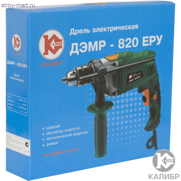 Эл. дрель "Калибр ДЭМР- 820ЕРУ" Эл. дрель "Калибр ДЭМР- 820ЕРУ"