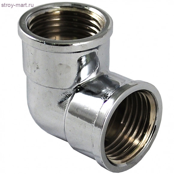 Угольник латунь хром Ду 15 ВР Faro STC 5604 - 4606034006320 Угольник латунь хром Ду 15 ВР Faro STC 5604 - 4606034006320