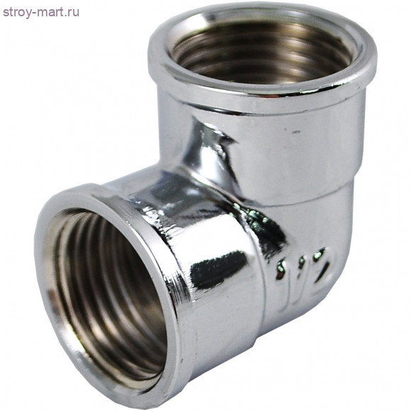 Угольник латунь хром Ду 15 ВР Faro STC 5604 - 4606034006320 Угольник латунь хром Ду 15 ВР Faro STC 5604 - 4606034006320