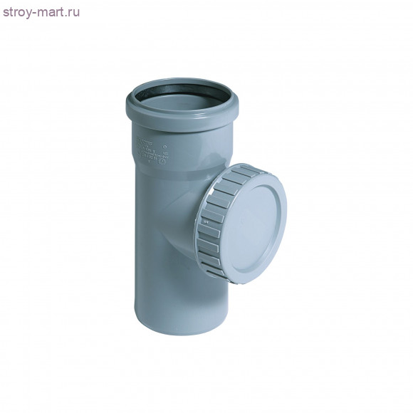 Ревизия PP-H серый Дн 50 б/нап с крышкой в комплекте Ostendorf 112600 - 4052836126009 Ревизия PP-H серый Дн 50 б/нап с крышкой в комплекте Ostendorf 112600 - 4052836126009