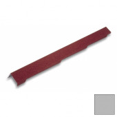 Фронтонная (торцевая) планка левая Decra Stratos L=1238 (960*) мм Серебро - С-000113287 Фронтонная (торцевая) планка левая Decra Stratos L=1238 (960*) мм Серебро - С-000113287