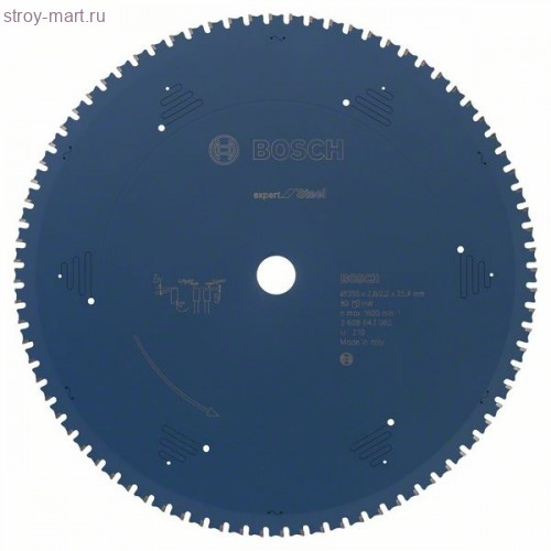 ЦИРКУЛЯРНЫЙ ДИСК 355x25,4 80 Expert for Steel - 2608643062 ЦИРКУЛЯРНЫЙ ДИСК 355x25,4 80 Expert for Steel - 2608643062