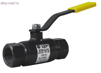 Кран шаровой сталь Ду 20 Ру40 ВР/ВР LD 0000LD320402