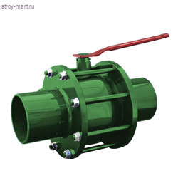 Кран шаровой сталь 11с67п Ду 200 Ру25 под приварку полный проход Маршал - 007-5278 Кран шаровой сталь 11с67п Ду 200 Ру25 под приварку полный проход Маршал - 007-5278