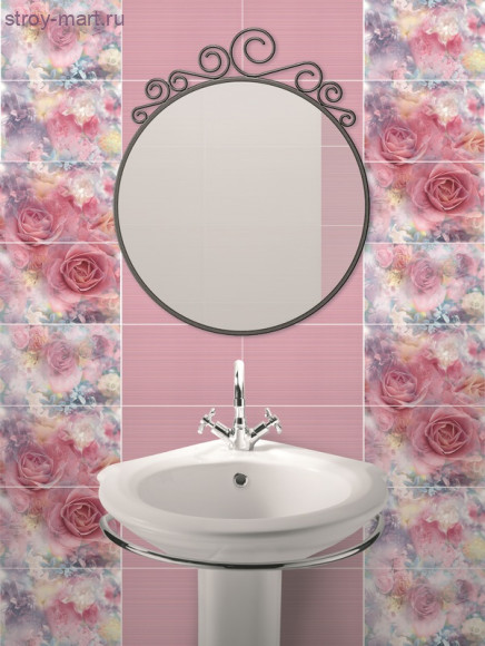 Дельта 2 розовый 12-01-41-561 Плитка напольная 30х30