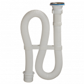 Сифон для умывальника/мойки 1 1/2х40 с гофрой Орио АС3011