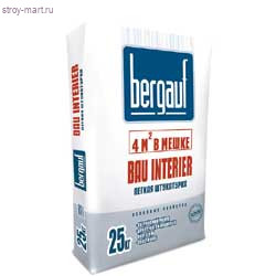 Штукатурка Bergauf Bau Interier, (25кг) 56 шт/под - С-000074959 Штукатурка Bergauf Bau Interier, (25кг) 56 шт/под - С-000074959