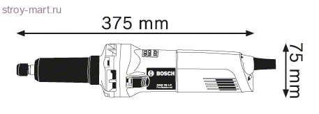 Прямая шлифмашина Bosch GGS 28 LC Professional - 601221000 Прямая шлифмашина Bosch GGS 28 LC Professional - 601221000