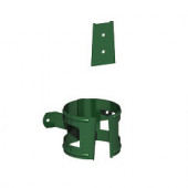 МП, Держатель трубы D 100 (на дерево) RAL6005 - С-000072843 МП, Держатель трубы D 100 (на дерево) RAL6005 - С-000072843