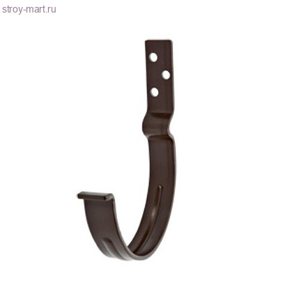 AS Крюк желоба короткий (180мм) 100/150 RAL 8017 коричневый - С-000099949 AS Крюк желоба короткий (180мм) 100/150 RAL 8017 коричневый - С-000099949