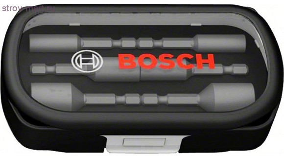 Набор 3 торц ключа хвост 1/4 HEX - 2608551078 Набор 3 торц ключа хвост 1/4 HEX - 2608551078