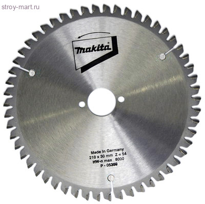 Диск пильный,ф210х30\25ммх2.6мм,54зуб,д\алюминия - P-05359