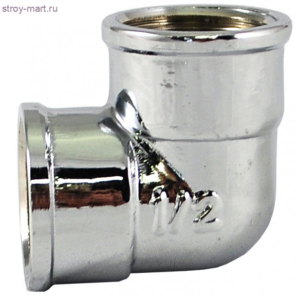 Угольник латунь хром Ду 20 ВР Faro STC 5604 - 4606034006337 Угольник латунь хром Ду 20 ВР Faro STC 5604 - 4606034006337