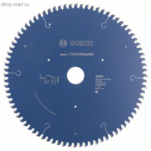 Expert for Multimaterial Торц. пила 254x30x2.4/1.8 80T TCG neg - 2608642528