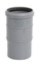 Патрубок PP-H серый компенсационн Дн 110 б/нап в комплекте РосТурПласт 11367
