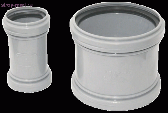 Муфта НПВХ серый 2-х растр Дн 50 б/нап L=0,24м в комплекте ТУ 6-49-33-92 - 027-1640 Муфта НПВХ серый 2-х растр Дн 50 б/нап L=0,24м в комплекте ТУ 6-49-33-92 - 027-1640