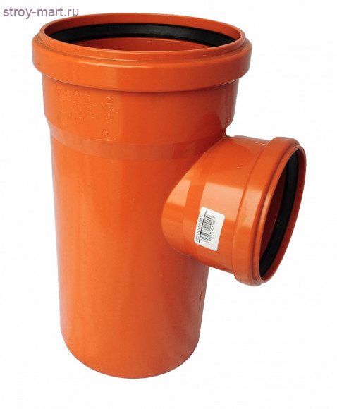 Тройник НПВХ коричневый Дн 160х110х45° б/нап в комплекте - 027-1715 Тройник НПВХ коричневый Дн 160х110х45° б/нап в комплекте - 027-1715