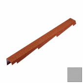 Фронтонная (торцевая) планка правая Decra Classic L=1250 (1110*) мм Серебро - С-000113285 Фронтонная (торцевая) планка правая Decra Classic L=1250 (1110*) мм Серебро - С-000113285