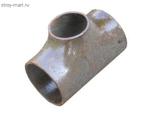 Тройник сталь переходной Дн 89х3,5-76х3,5 (Ду 80х65) под приварку бесшовный ГОСТ 17376-2001 - 027-4574