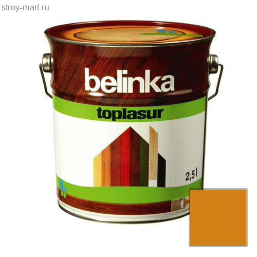 Лазурное покрытие для защиты древесины «Belinka Toplasur» Дуб (№15) 2,5л. (4 шт./уп.) / 51365 - С-000116879 Лазурное покрытие для защиты древесины «Belinka Toplasur» Дуб (№15) 2,5л. (4 шт./уп.) / 51365 - С-000116879