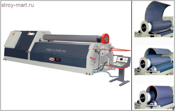 Четырехвалковый гидравлические листогиб серии PSBH-3000-16 - 126740-1 Четырехвалковый гидравлические листогиб серии PSBH-3000-16 - 126740-1